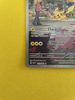 Pokemon TCG Pikachu 173/165 SV Scarlet & Violet 151 Illustration Rare Holo - Image 3
