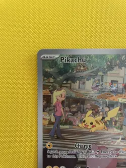 Pokemon TCG Pikachu 173/165 SV Scarlet & Violet 151 Illustration Rare Holo - Image 4