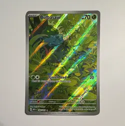 The Pokemon Company Bulbasaur 166/165 SV 151 Illustration Rare Full Art Holo - Image 1