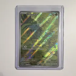 The Pokemon Company Bulbasaur 166/165 SV 151 Illustration Rare Full Art Holo - Image 3