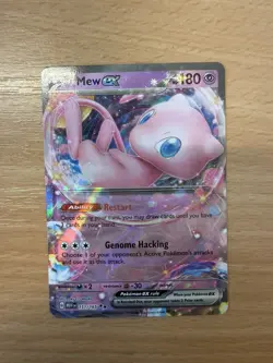 Pokemon Mew EX 151/165 2023 Rare Holo Card Scarlet & Violet NM - Image 1
