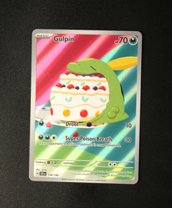 Pokemon Card TCG - Gulpin 154/142 - Stellar Crown - Illustration Rare - NM ⭐ - Image 1