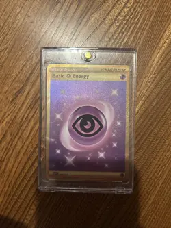 Pokemon TCG Basic Energy Psychic Card 207/165 Gold Rare 151 - Image 1
