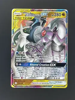 Pokemon Arceus & Dialga & Palkia GX TAG TEAM Ultra Rare Holo 156/236 HP 280 - Image 1
