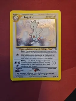 Pokemon TCG Togetic Neo Genesis Holo Card 16/111 Unlimited Rare - Image 1