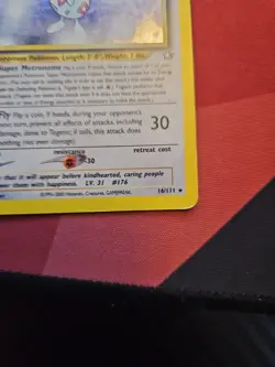 Pokemon TCG Togetic Neo Genesis Holo Card 16/111 Unlimited Rare - Image 5