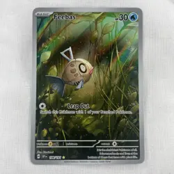 Pokemon TCG Feebas Illustration Rare Card Surging Sparks 198/191 NM - Image 1