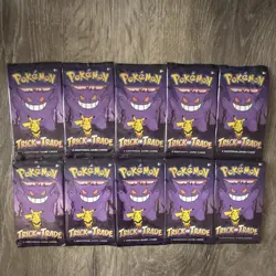10 Packs of Pokemon 2022 Trick or Trade Halloween Cards. Sealed/Mint Condition - Image 1
