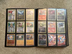 Pokemon Card Binder Lot 350 Cards Modern Vintage Holo’s Reverse Mixed Lot - Image 2