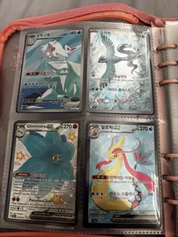 Pokemon Card Binder 150+ Cards Korean/Japanese/English EX SAR AR Bundle - Image 3