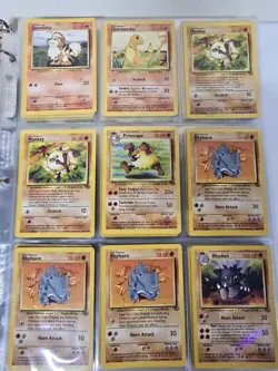 Vintage Pokemon Cards With Binder 100+ /90s - Image 5