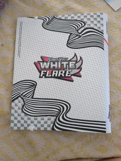 White Flare Binder Folder Pokemon TCG Scarlet & Violet NEW No Cards - Image 2