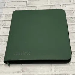Vault X Green 12 Pocket Exo-Tec Zip Binder VaultX - Pokemon Binder + Cards - Image 1
