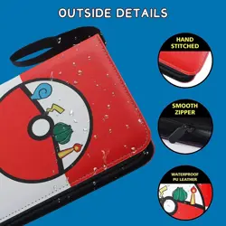Pokemon Card Folder 4 Pockets Trading Album 480 Cards Portfolio Binder Wallet UK - Image 3