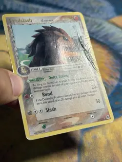 Sandslash 27/113 EX Delta Species Reverse Holo Rare Pokemon Card Stamped DMG - Image 5