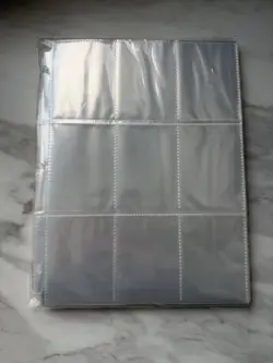 Trading Card Binder Pages, 9 Pocket pages, 900 Pockets, Pokemon, Sports cards - Image 1