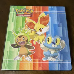 Official Pokemon TCG Kalos Starters 3-Ring Binder w/180 cards Ultra Pro 2013 - Image 1