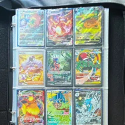 Pokemon TCG Mixed Binder Pages Holo Foil Full Art Cards EN (All mint condition) - Image 1