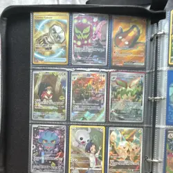 Pokemon TCG Mixed Binder Pages Holo Foil Full Art Cards EN (All mint condition) - Image 2