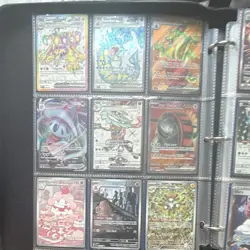 Pokemon TCG Mixed Binder Pages Holo Foil Full Art Cards EN (All mint condition) - Image 4