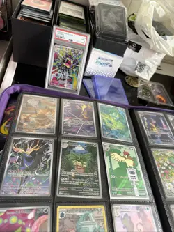 Binder+ more Pokemon Joblot Bundle Full Arts Cards/hyper rare/promo ( read des) - Image 1