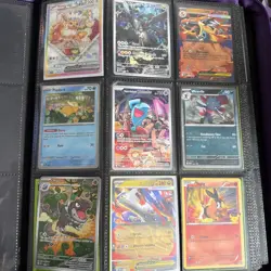 Binder+ more Pokemon Joblot Bundle Full Arts Cards/hyper rare/promo ( read des) - Image 2