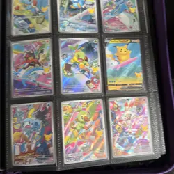 Binder+ more Pokemon Joblot Bundle Full Arts Cards/hyper rare/promo ( read des) - Image 5