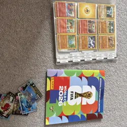 Football Cards Binder and Pokemon Cards With Binder - Image 1