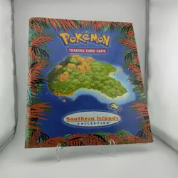 Pokemon TCG Southern Islands 3-Ring Binder with 40 cards - Image 1