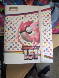 Partially Complete 151 Pokemon Set Binder Base Cards and Most Reverse Cards - Image 1