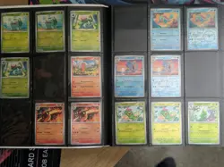 Partially Complete 151 Pokemon Set Binder Base Cards and Most Reverse Cards - Image 3