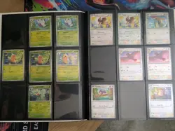 Partially Complete 151 Pokemon Set Binder Base Cards and Most Reverse Cards - Image 4