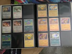 Partially Complete 151 Pokemon Set Binder Base Cards and Most Reverse Cards - Image 5