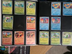Partially Complete 151 Pokemon Set Binder Base Cards and Most Reverse Cards - Image 3