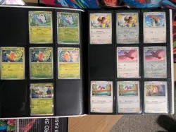 Partially Complete 151 Pokemon Set Binder Base Cards and Most Reverse Cards - Image 4