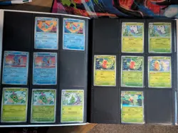 Partially Complete 151 Pokemon Set Binder Base Cards and Most Reverse Cards - Image 3