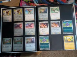 Partially Complete 151 Pokemon Set Binder Base Cards and Most Reverse Cards - Image 4