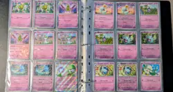 POKEMON Paldean Fates Complete Base Set w/ Reverse Holo + Binder - 172 Cards - Image 4