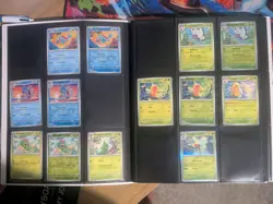 Partially Complete 151 Pokemon Set Binder Base Cards and Most Reverse Cards - Image 3