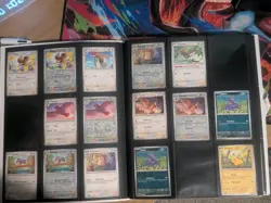 Partially Complete 151 Pokemon Set Binder Base Cards and Most Reverse Cards - Image 4