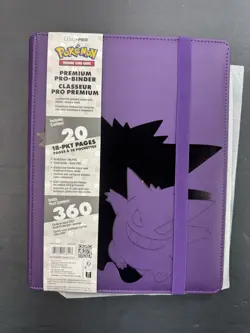 Gengar Pokemon Ultra PRO 9-Pocket Side Load Binder TCG Holds 360 cards NEW NICE - Image 1