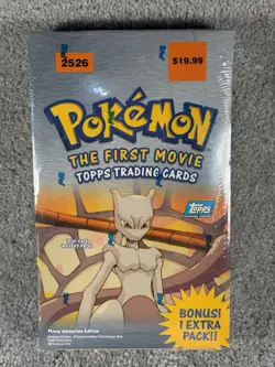 Topps Pokemon: The First Movie Sealed Box 1999. 11 packs 88 cards - Image 1