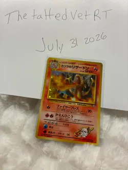 Blaine's Charizard No. 006 Holo Rare Gym Challenge Pokemon Japanese LP! - Image 1
