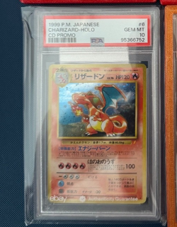 Charizard Pokemon 1998 Holo CD Promo Japanese 006 PSA 10 - Image 1