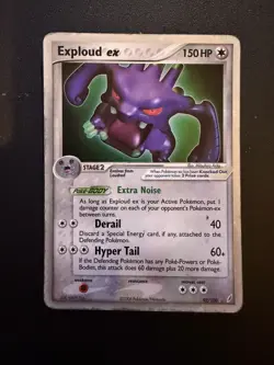 Exploud ex 2006 Pokemon Crystal Guardians Holo Rare 92/100 HP-Damaged - Image 1