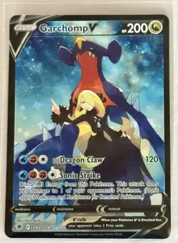 Pokemon TCG Garchomp V TG23/TG30 Trainer Gallery Holo Full Art ENG 200HP 2022 - Image 1