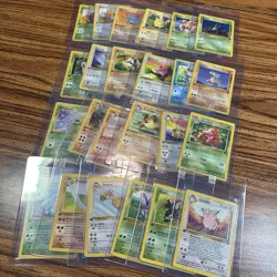 Pokemon Lot 24 Vintage 1st Edition Jungle Set Cards 1999 Clefable, Pikachu etc. - Image 1