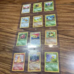 Pokemon Lot 24 Vintage 1st Edition Jungle Set Cards 1999 Clefable, Pikachu etc. - Image 3