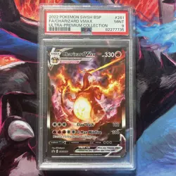 Charizard VMAX 261 Black Star Promo SWSH261 PSA 9 Graded - Image 1