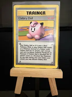 CLEFAIRY DOLL - 70/102 Trainer Base Set - Regular Rare - Pokemon TCG Card - Image 1